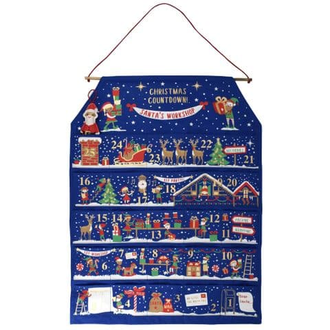 V50289 - Canvas Elves Advent Calendar - CAD373 4PK