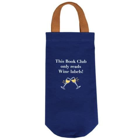 V50326 - Book Club Canvas Bottle Tote - WCBB447.46 6PK