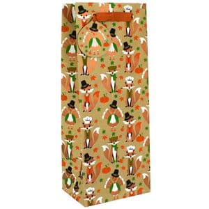 V50500 - Thanksgiving Bottle Bag with Tag - GBG341B.100 10PK