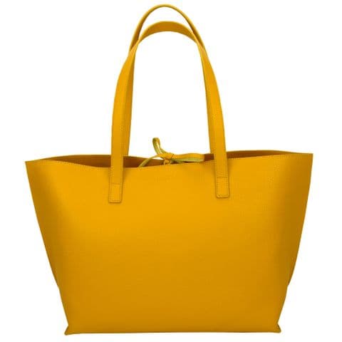 V50579 - Large Leather Tote Saffron - LLTB.59