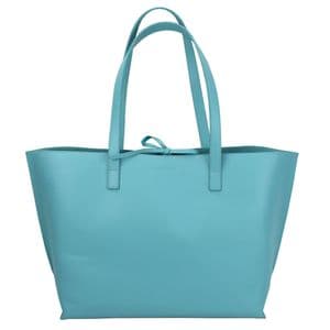 V50586 - Large Leather Tote Duck Egg - LLTB.43
