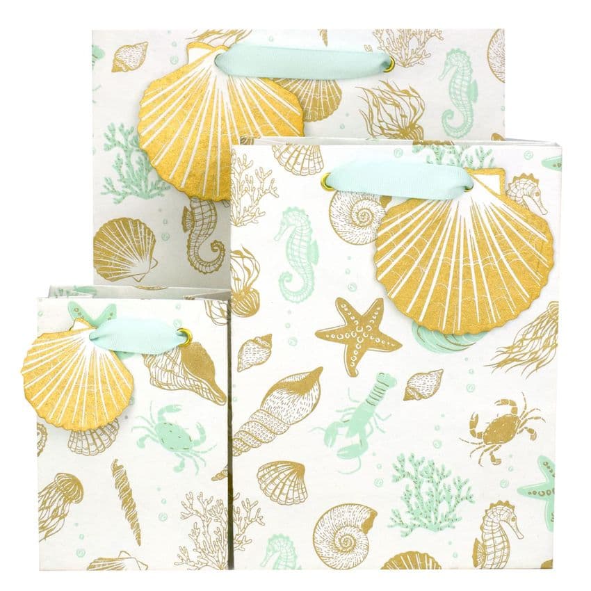 V51088, V51095, V51101 - Under The Sea Gift Bag & Tag - GBG478.00 10/PK