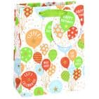 V51132, V51149, V51156 - Birthday Balloons Gift Bag & Tag - GBG467.00 10/PK