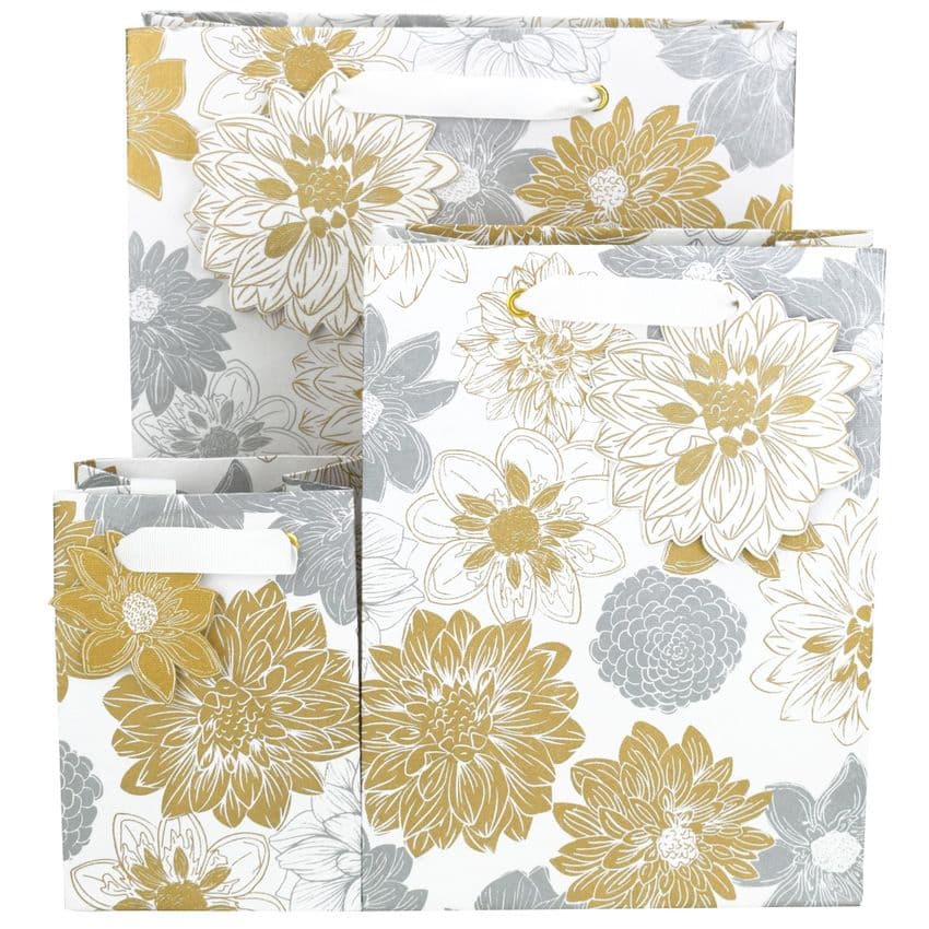 V51224, V51231, V51248 - Elegant Floral Gift Bag & Tag - GBG468.00 10/PK
