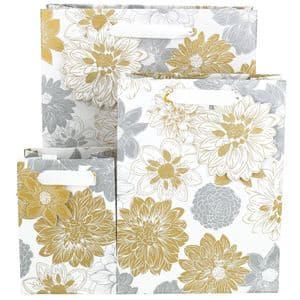 V51224, V51231, V51248 - Elegant Floral Gift Bag & Tag - GBG468.00 10/PK