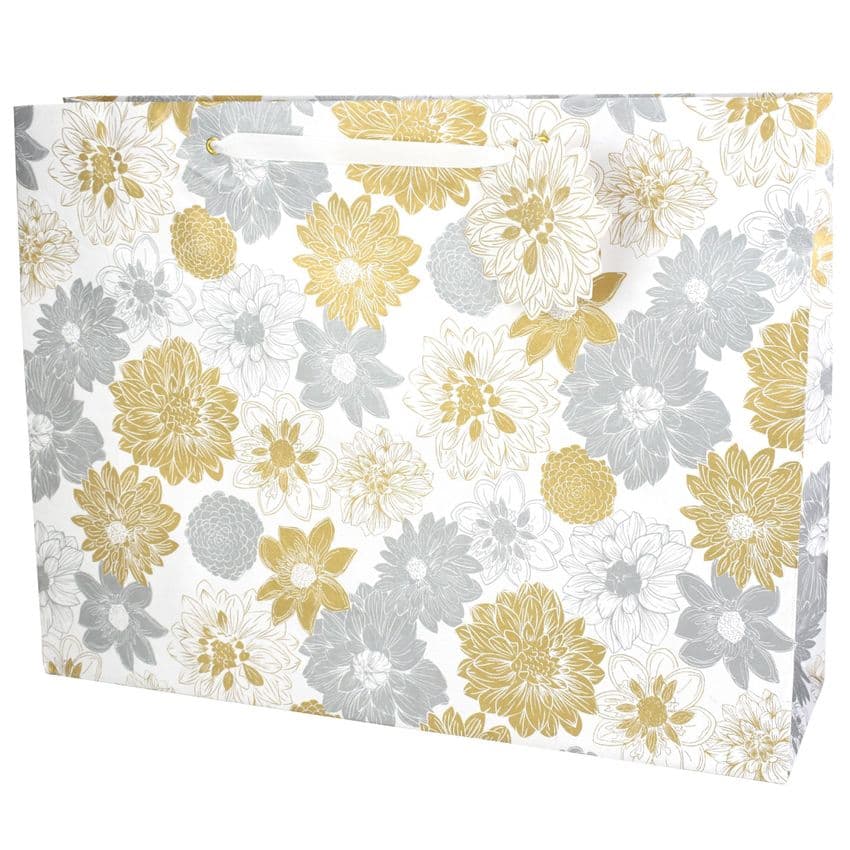 V51255 - Elegrant Floral XL Gift Bag & Tag - GBG468XL.00 5/PK
