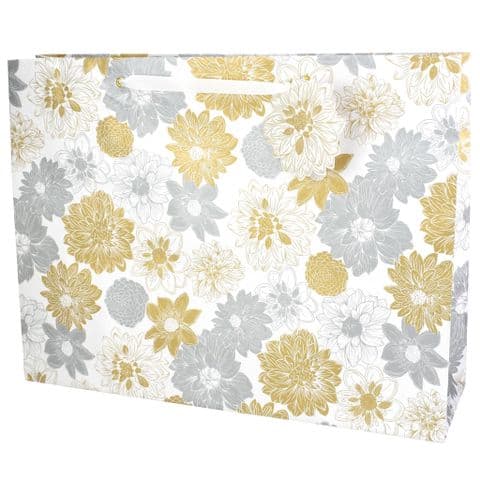 V51255 - Elegrant Floral XL Gift Bag & Tag - GBG468XL.00 5/PK