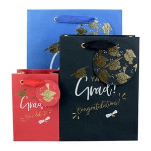V51347, V51354, V51361 - Yay Grad Gift Bag & Tag - GBG479.20 10/PK