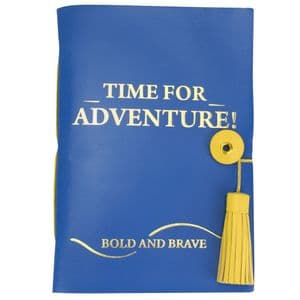 V51385 - Time For Adventure Leather Journal - LJHC479.49 4/PK