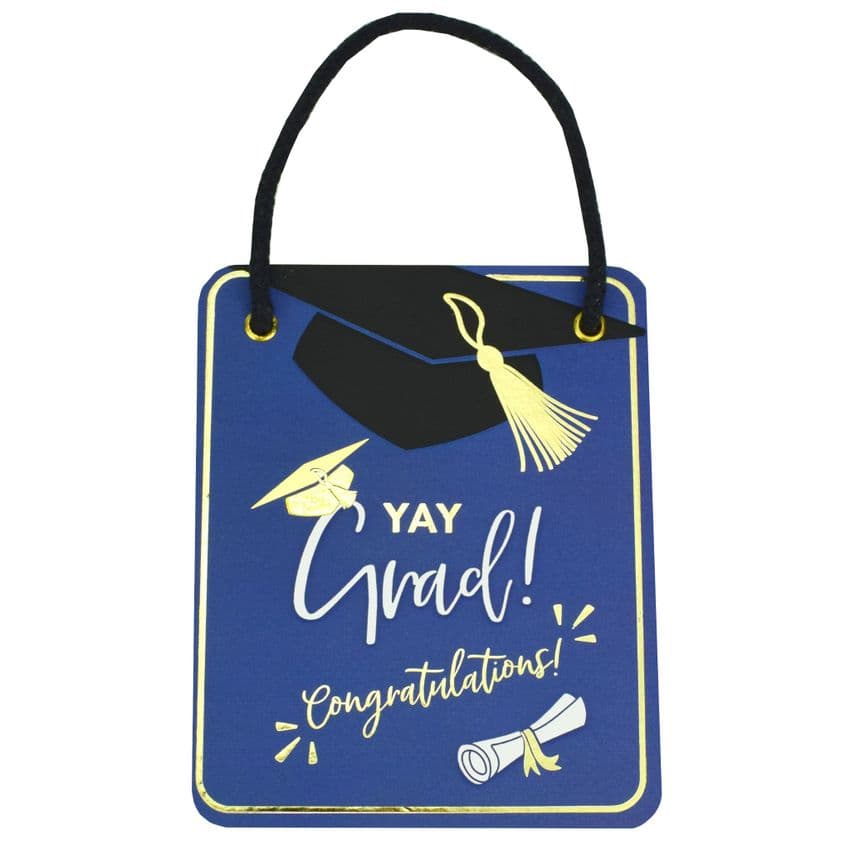V51415 - Yay Grad Door Sign - DS479 6/PK