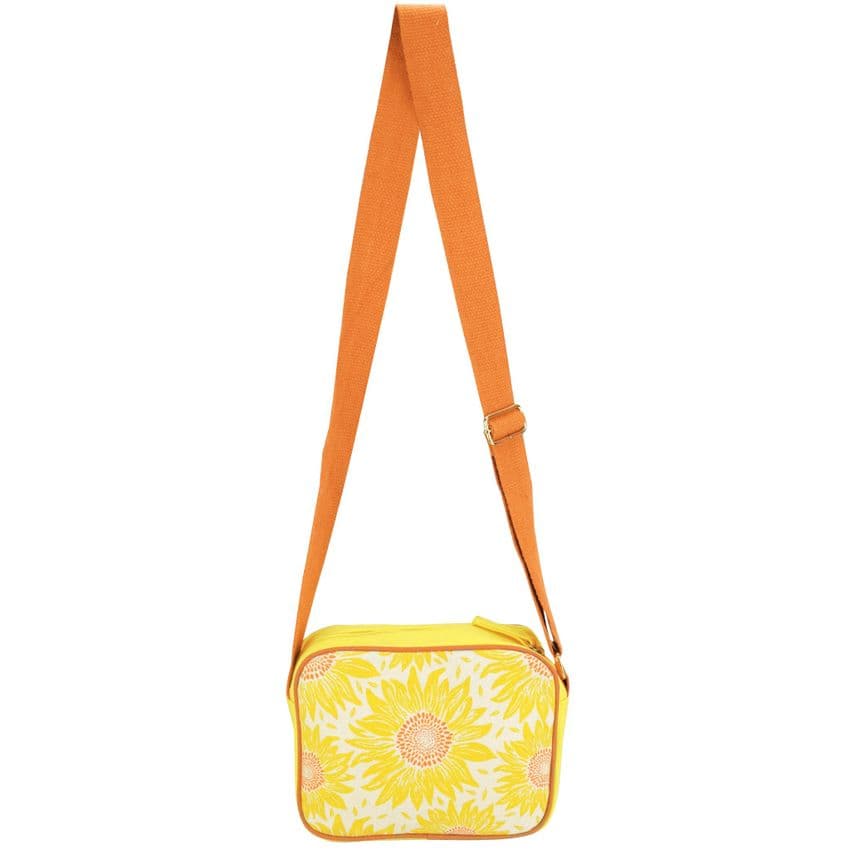 V51613 - Sunflower Canvas Crossbody Tote - WCCB349 4/PK