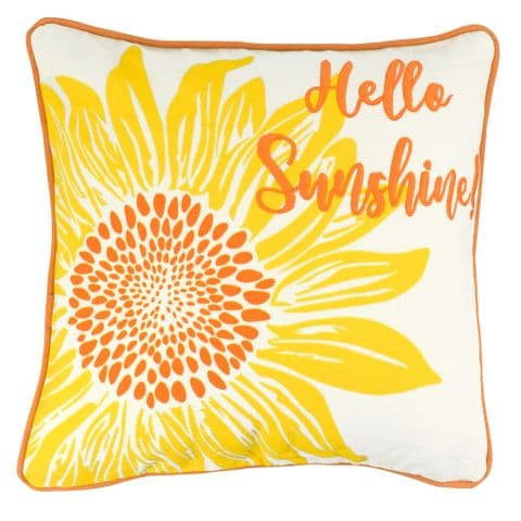V51620 - Hello Sunshine Canvas Pillow - CPIL12/12.349 4/PK
