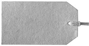 V61501 - Plain Gift Tags Silver GTP01 30/PK
