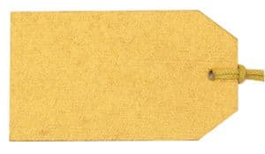 V65431 - Plain Gift Tags Gold GTP51 30/PK