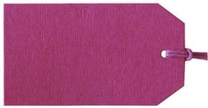 V65684 - Plain Gift Tags Raspberry GTP17 30/PK