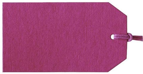 V65684 - Plain Gift Tags Raspberry GTP17 30/PK