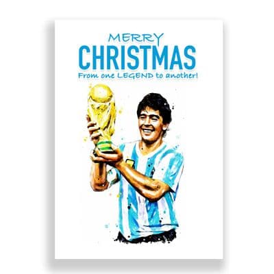 Argentina Christmas Card | Diego Maradona