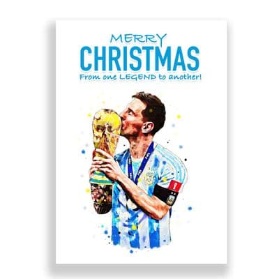Argentina Christmas Card | Lionel Messi