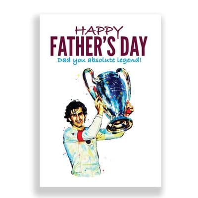 Aston Villa Father's Day Card | Dennis Mortimer