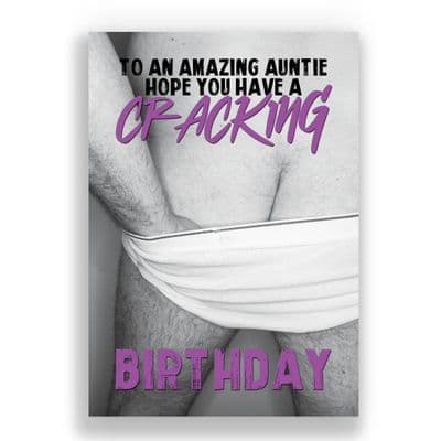 Auntie Birthday Card | HAVE A CRACKING BIRTHDAY  AUNTIE