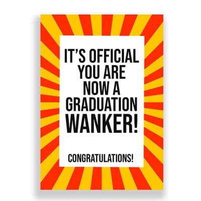 Congratulations  Card | Graduation Wanker