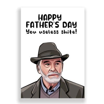 Father's Day  Card | Grandpa Joe | You Useless Shite!