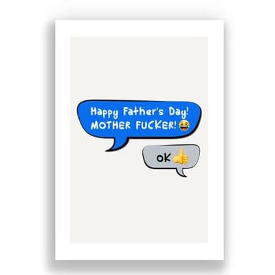 Father's Day  Card | Happy Father's Day MUTHA FUCKER!