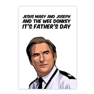 Father's Day  Card | Ted Hastings | Jesus Mary Joseph and the Wee Donkey it's Father's Day!