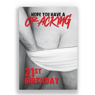 Funny 21st Birthday  Card | Have a Cracking 21st Birthday!