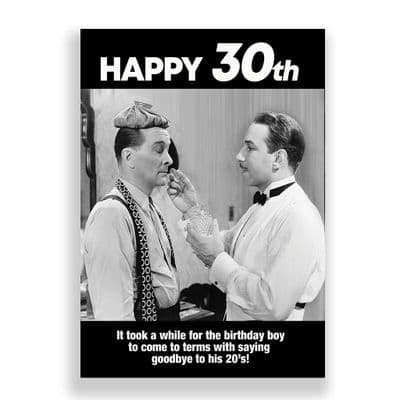 Funny 30th Birthday Card | Saying Goodbye to His 20!