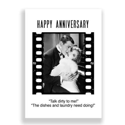 Funny Anniversary Card | TALK DIRTY TO ME!