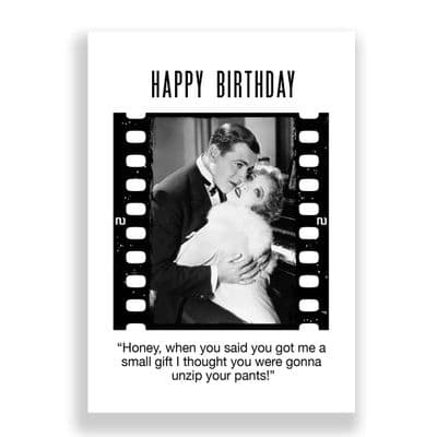 Funny Birthday Card | A SMALL GIFT!
