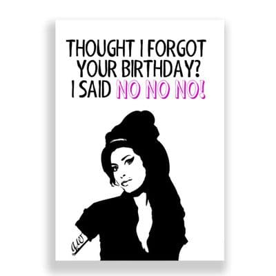 Funny Birthday  Card | Amy Winehouse