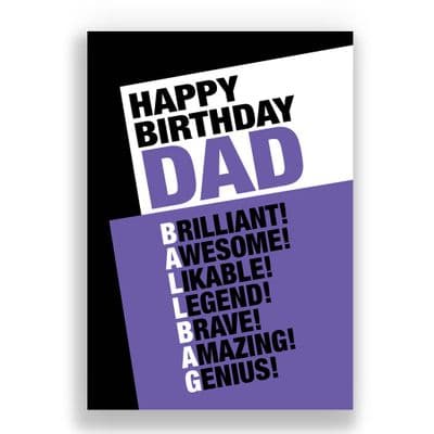 Funny Birthday  Card | BALLBAG