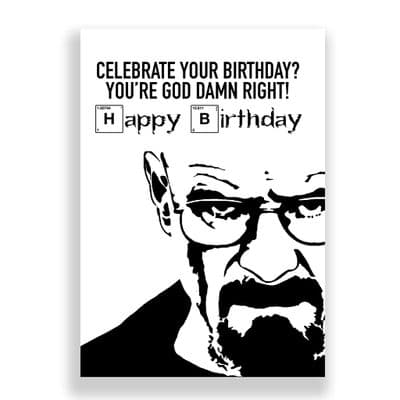 Funny Birthday  Card | Breaking Bad!