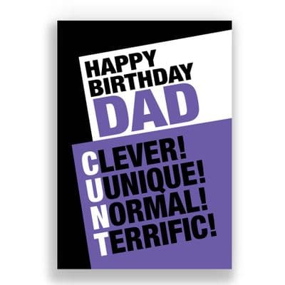Funny Birthday  Card | CUNT