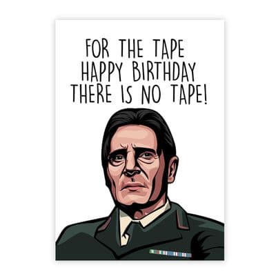 Funny Birthday  Card | Derry Girls | Liam Neeson | For The Tape!