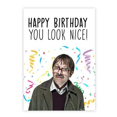 Funny Birthday  Card | Friday Night Diner | Happy Birthday You Look Nice!