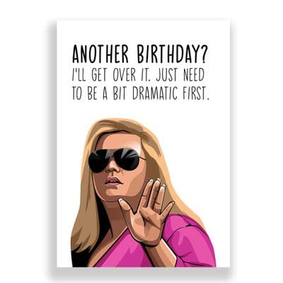 Funny Birthday  Card | Gemma Collins | Bit Dramatic!