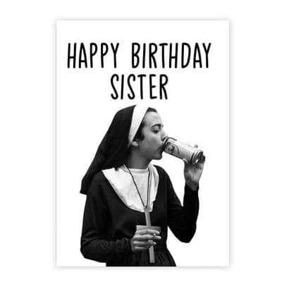 Funny Birthday  Card | Happy Birthday Sister!