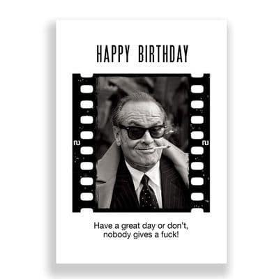 Funny  Birthday Card | Jack Nicholson