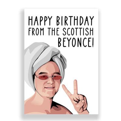 Funny  Birthday Card | Lewis Capaldi | Happy Birthday From The Scottish Beyonce!