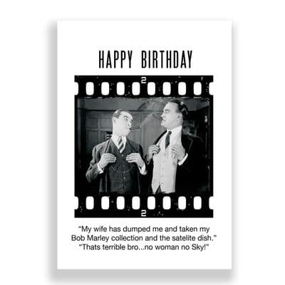 Funny  Birthday Card | No Woman No Sky!