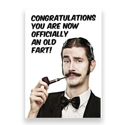 Funny Birthday  Card | Old Fart!