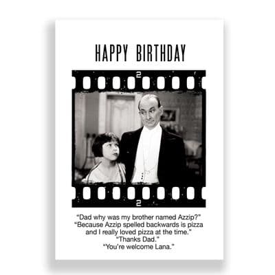 Funny Birthday Card | PIZZA?