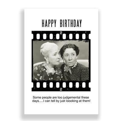 Funny Birthday Card | Some People are too Judgemental These Days!