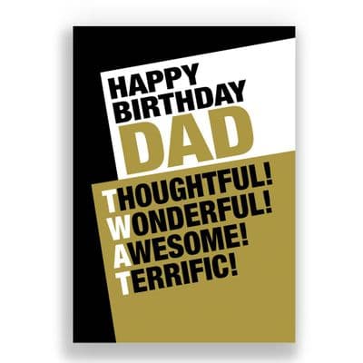 Funny Birthday  Card | TWAT