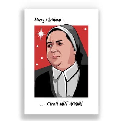 Funny  Christmas Card | Derry Girls | Sister Michael