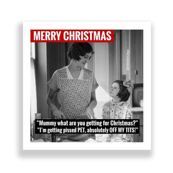 Funny  Christmas Card | I'm Getting Pissed Pet!