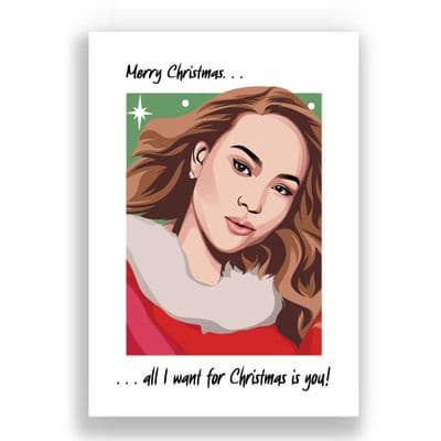 Funny  Christmas Card | Mariah Carey | All I Want For Christmas is You!